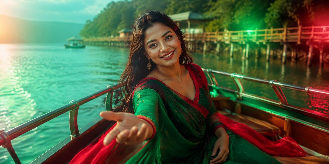 বান্দরবানে টস প্রেডিকশন গেমে লাল-সবুজ নির্বাচন করছেন ব্যবহারকারী